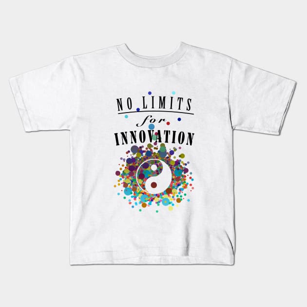 No Limits - Travel and Think Kids T-Shirt by aastal72